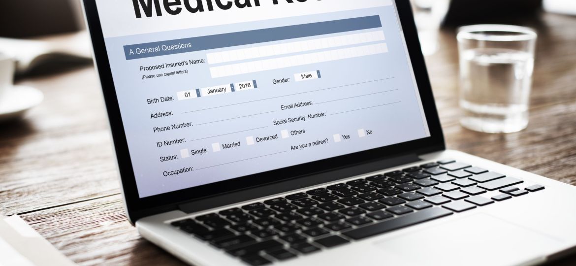 Medical Record Report Healthcare Document Concept